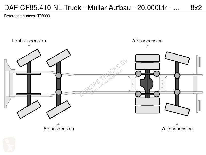 Útfenntartó-és-karbantartógép DAF 410 NL Truck...