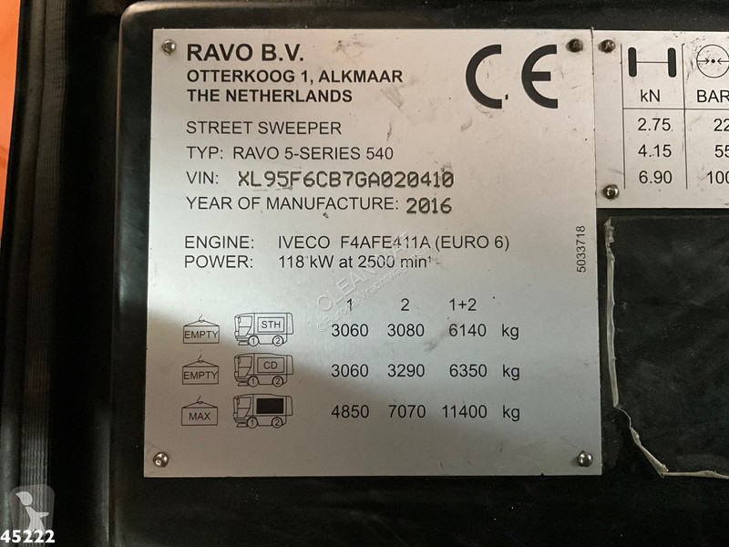 Vägmaskiner Ravo 540 Euro 6 CD