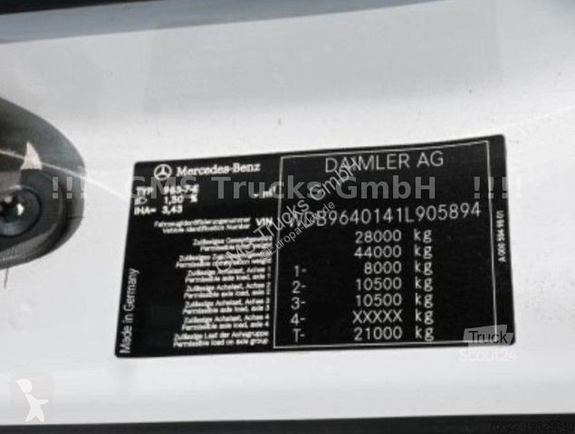 Kamion Mercedes 2645 / 6X4 /Blatt/Manual/...