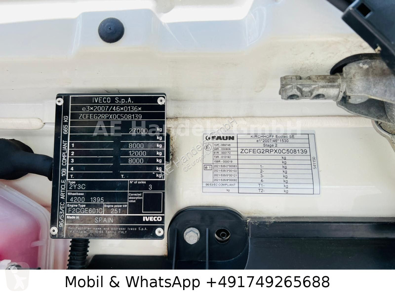 آلة لصيانة الطرق Iveco S-Way 340 CNG*Faun...