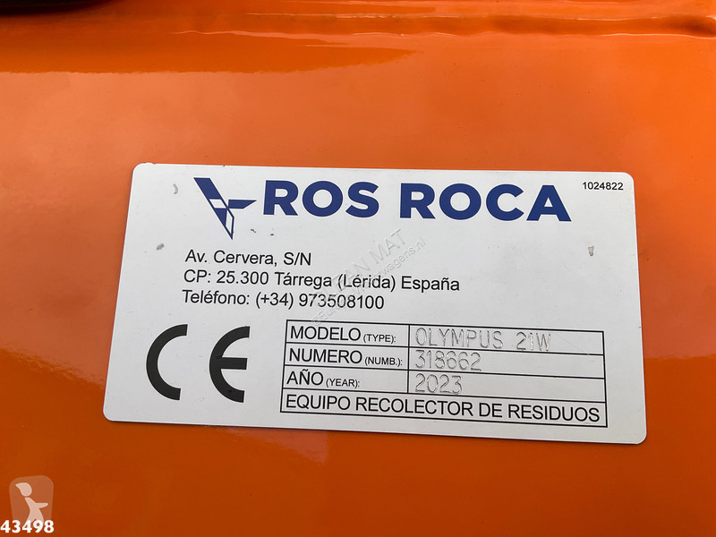 Silniční stroje Mercedes 2533 Terberg RosRoca 21m³