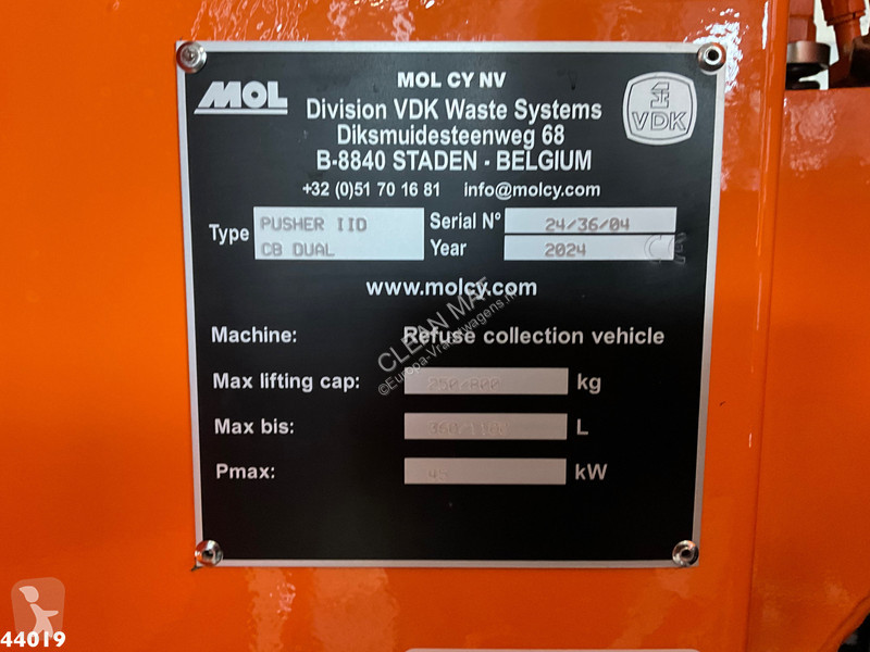 Vägmaskiner MAN TGS VDK 21m³, 2 compartimenten...