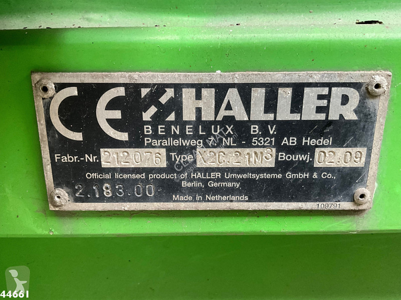 Vägmaskiner DAF FAG CF 310 Haller 21m³