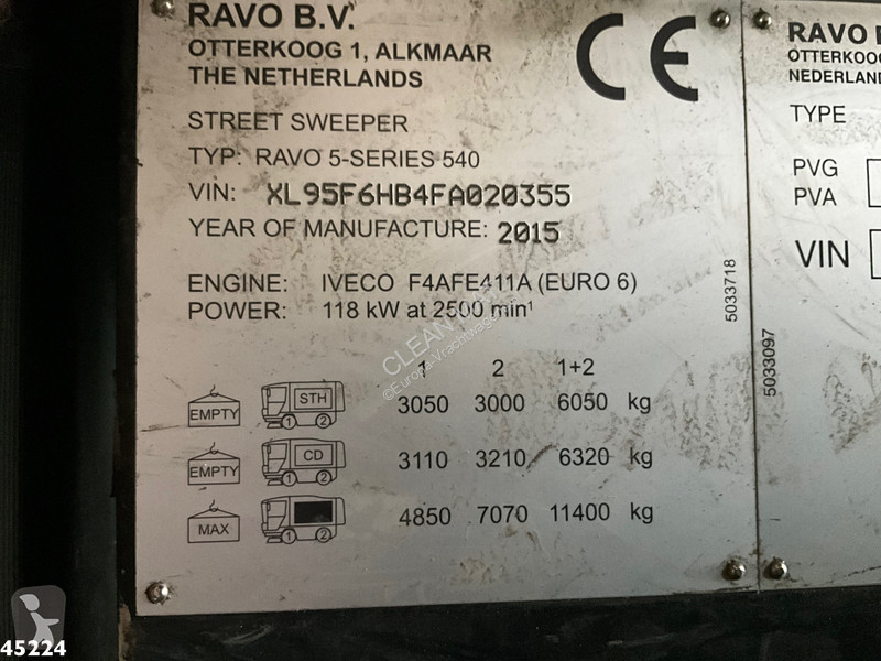 Vägmaskiner Ravo 540 Euro 6