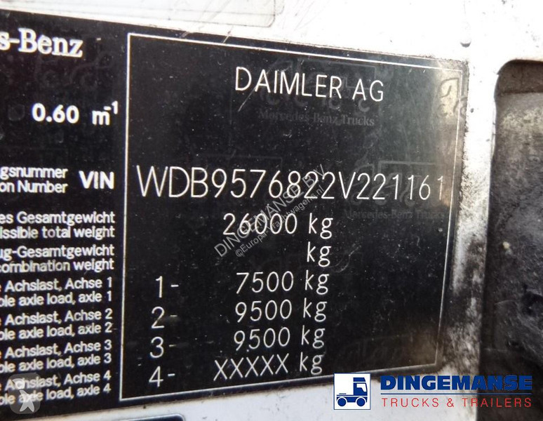 آلة لصيانة الطرق Mercedes 2629 LL 6x4 RHD...