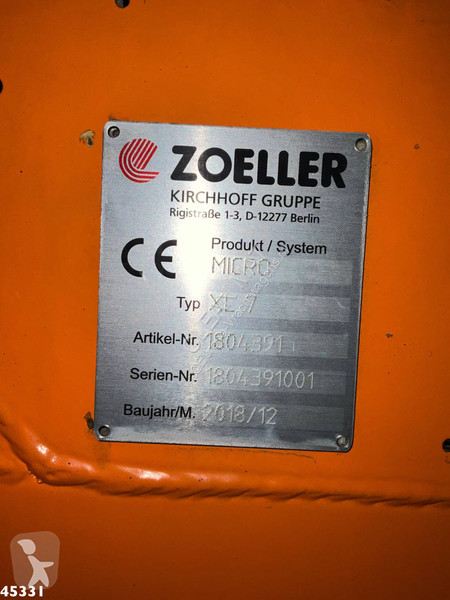 آلة لصيانة الطرق Fuso 9C18 Euro 6 Zoeller 7m³...