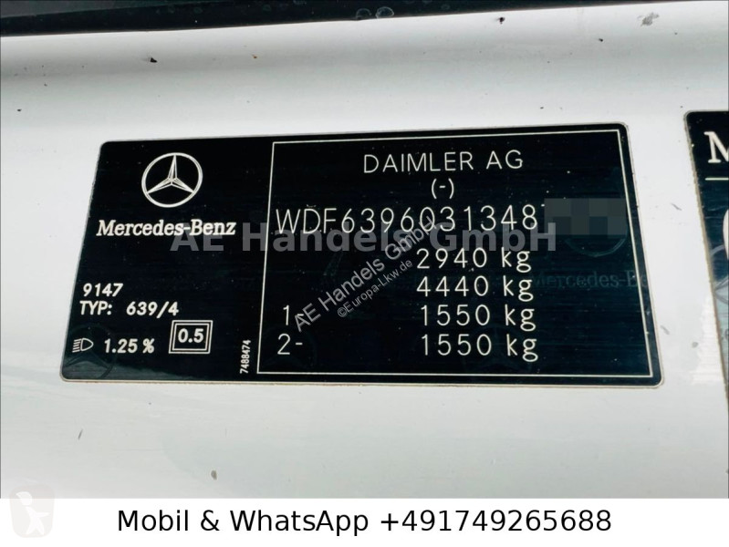 آلة لصيانة الطرق Mercedes Kasten 111 CDI lang...