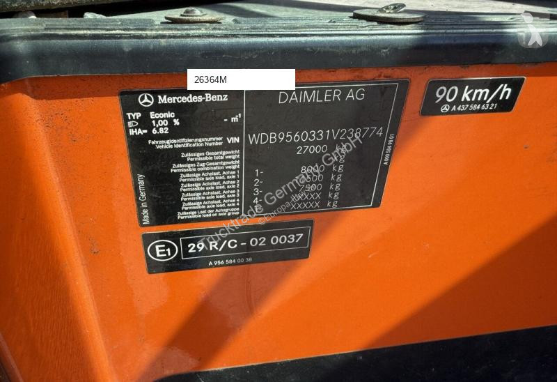 Коммунальная техника  Mercedes 2635