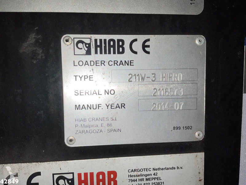 Utilaje pentru drumuri Volvo 280 Euro 6 Hiab 21...