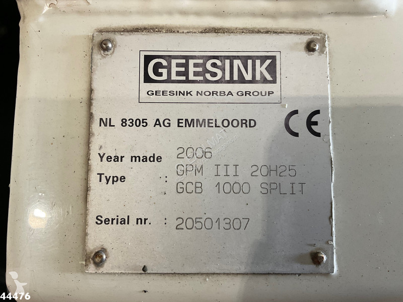 Vägmaskiner DAF FAG CF 250 Euro 3 Geesink 20m³