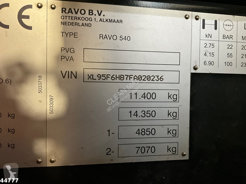 Vägmaskiner Ravo 540 Euro 6