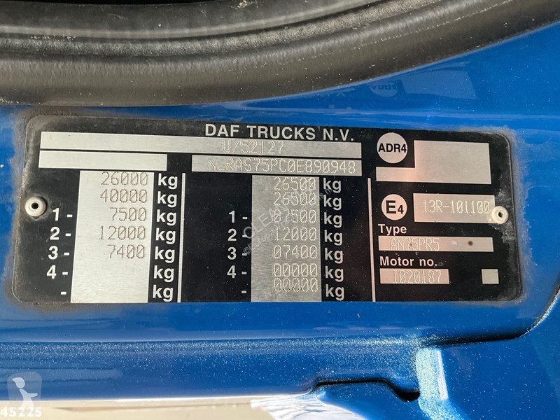 Vägmaskiner DAF FAN CF 250 VDK 20m³ 2...