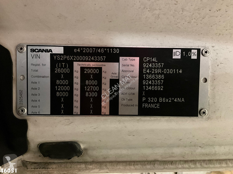 آلة لصيانة الطرق Scania 320 Euro 6 Farid 20m³...