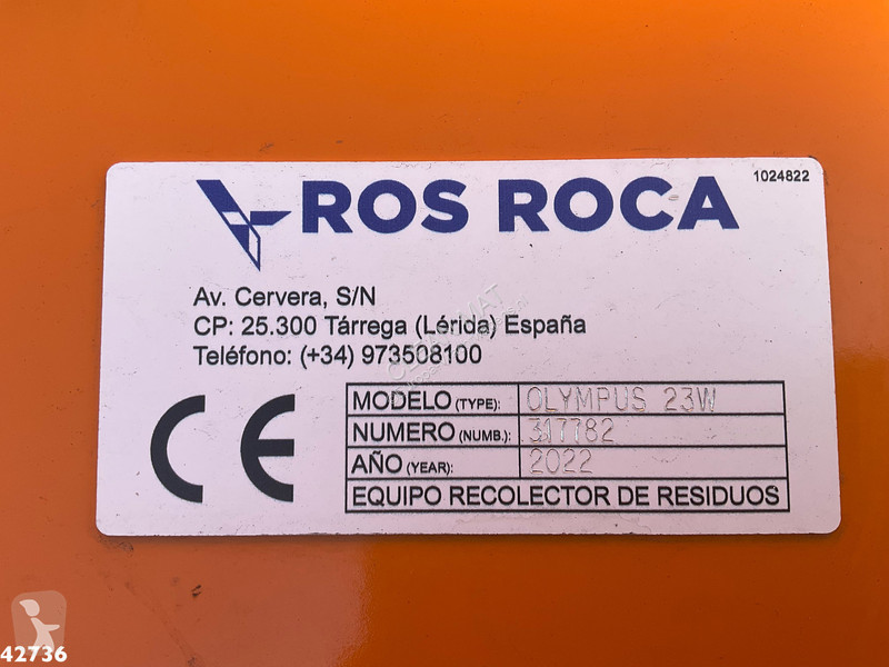 Vägmaskiner DAF FAN  340 Terberg RosRoca 23m³ +...