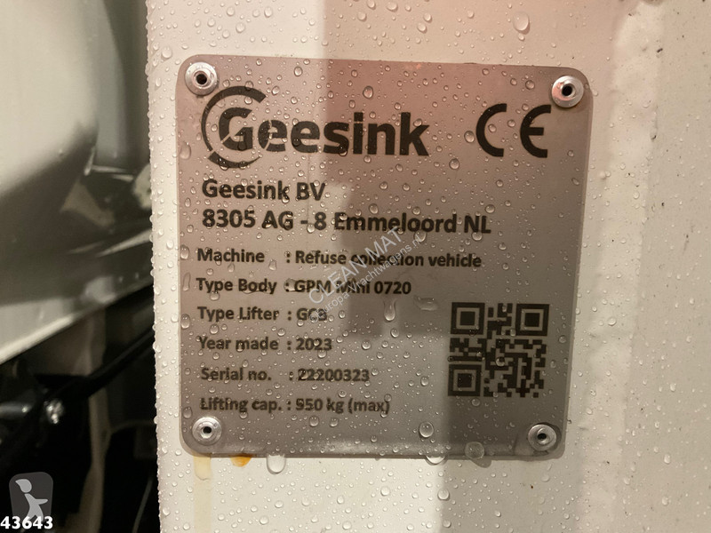 Silniční stroje Fuso 9C18 Geesink 7m³