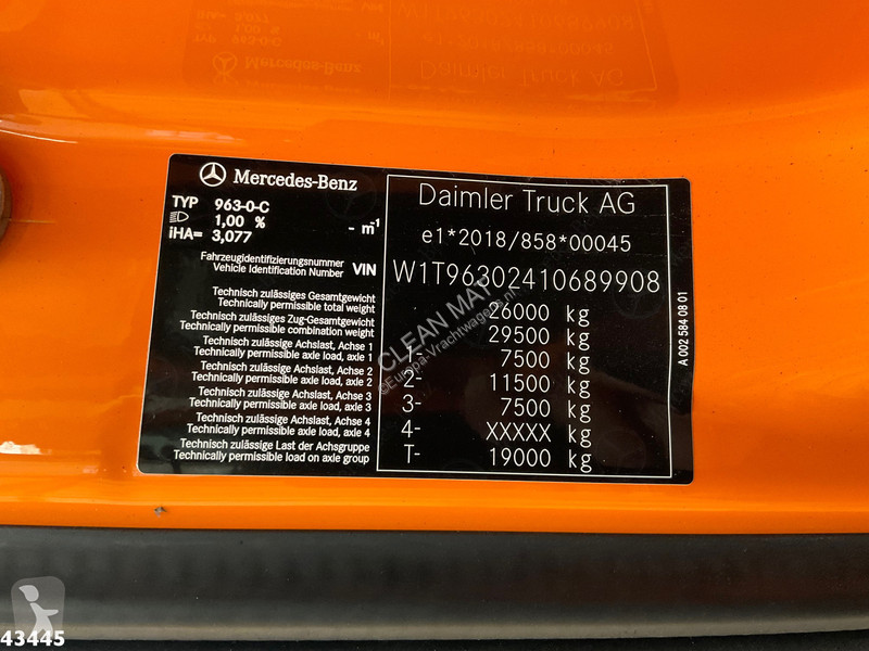 آلة لصيانة الطرق Mercedes 2533 Terberg RosRoca...