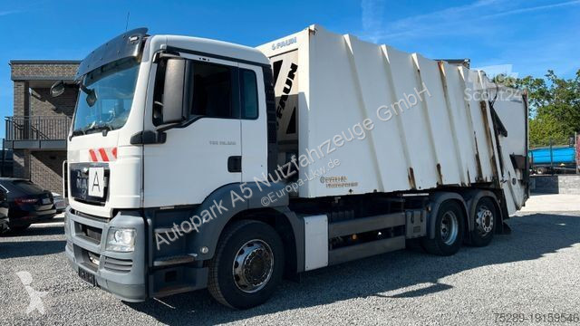 Vägmaskiner MAN TGS 6x2 Müllwagen Variopress Faun