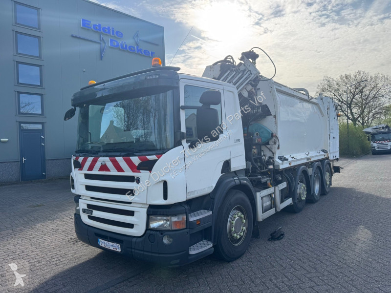 Engin de voirie Scania 360 8X2 EURO 5 HIAB 144E-4