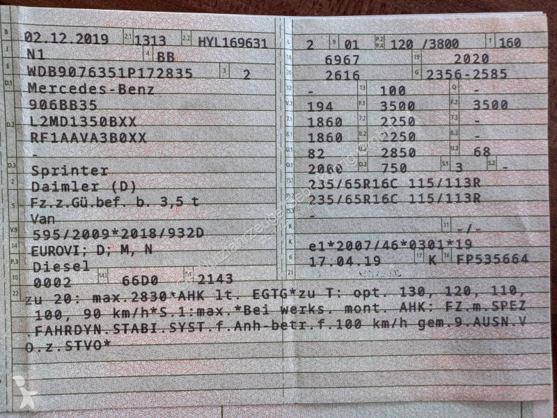 آلة لصيانة الطرق Mercedes 316 ROM Kanalreiniger...