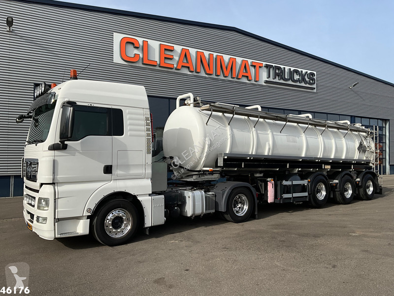 Gemeentevoertuig MAN 18.400 ADR trekker + Burg...