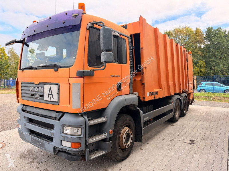 Silniční stroje MAN 26.320 6x2 Müllwagen Faun...