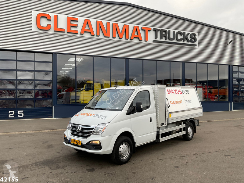 Gemeentevoertuig  Maxus EV80 LWB Veegvuilkipper...