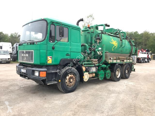 Vägmaskiner MAN hydrocureur cuve 10000L CITERNE...