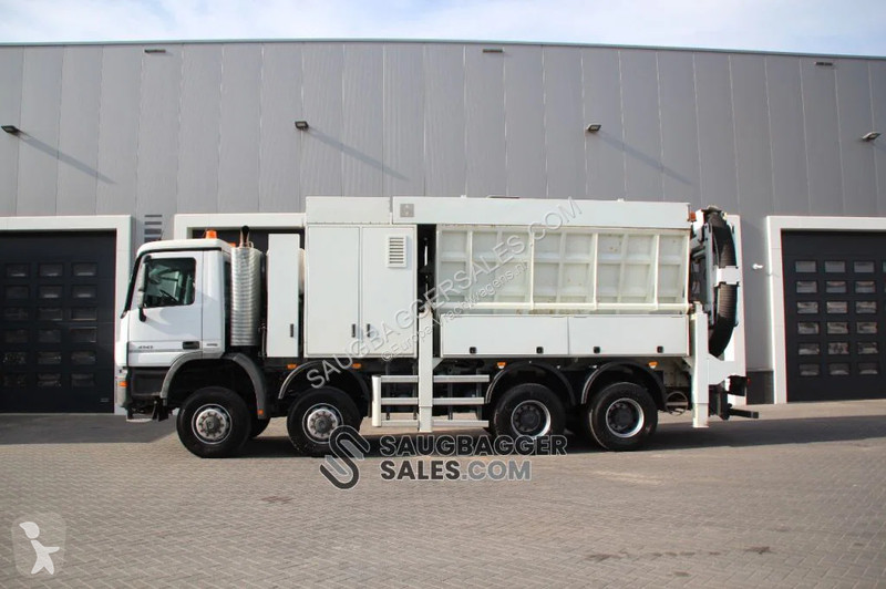 Mercedes 4141 RSP 2014 Saugbagger 8x8 road...