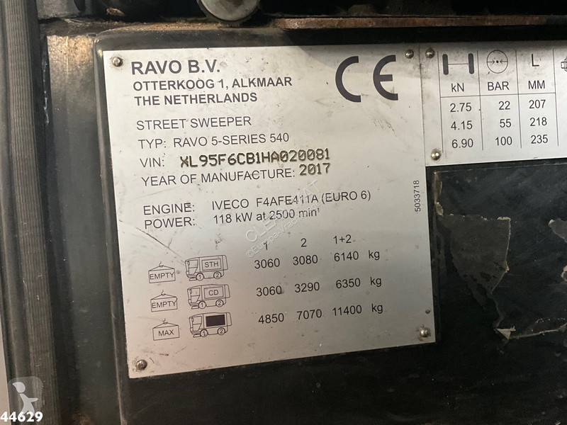 Vägmaskiner Ravo 540 CD Euro 6 with 3-rd brush