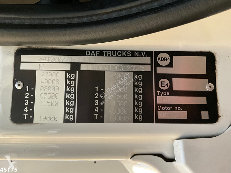 Silniční stroje DAF FAG  330 Euro 6 Geesink 20m³