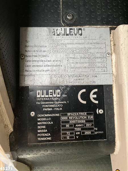 Silniční stroje Dulevo 3000T Revolution Euro 6...
