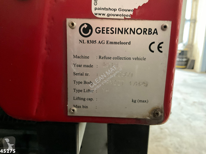 Vägmaskiner DAF FAG CF 250 Euro 5 Geesink 17m³...