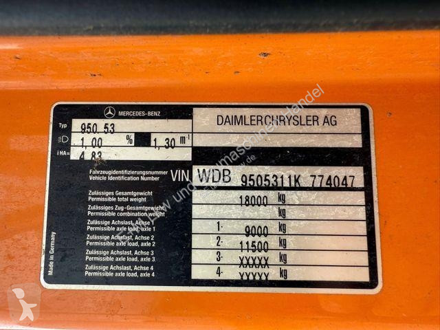آلة لصيانة الطرق Mercedes 1828 KEHRMASCHINE