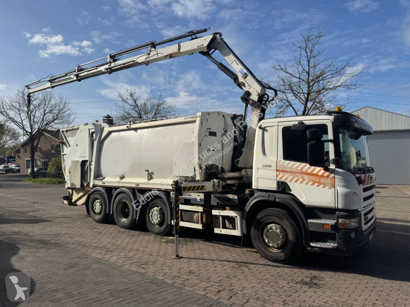 Engin de voirie Scania 360 8X2 EURO 5 HIAB 144E-4