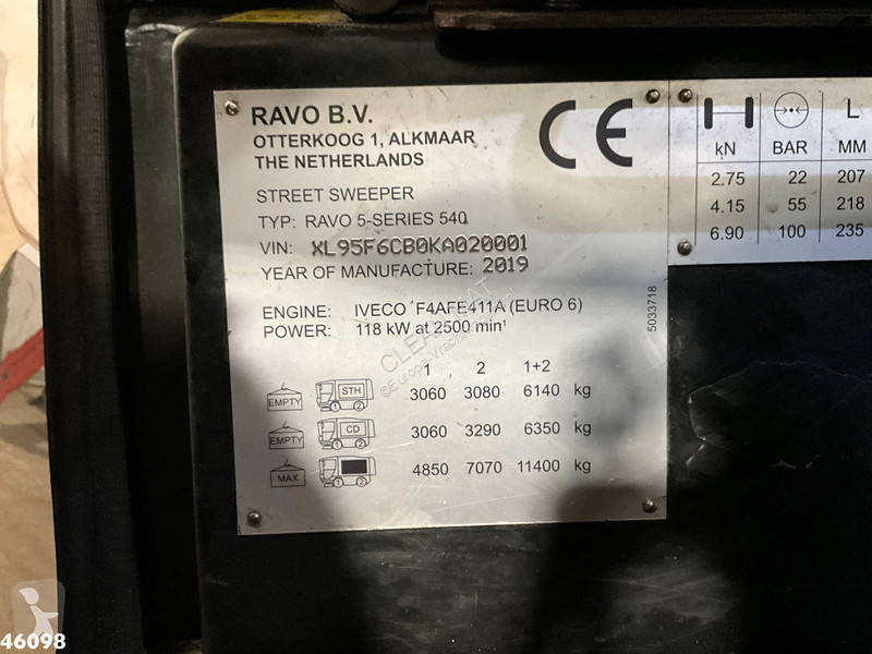 آلة لصيانة الطرق Ravo 540 CD Euro 6 with 3-rd...