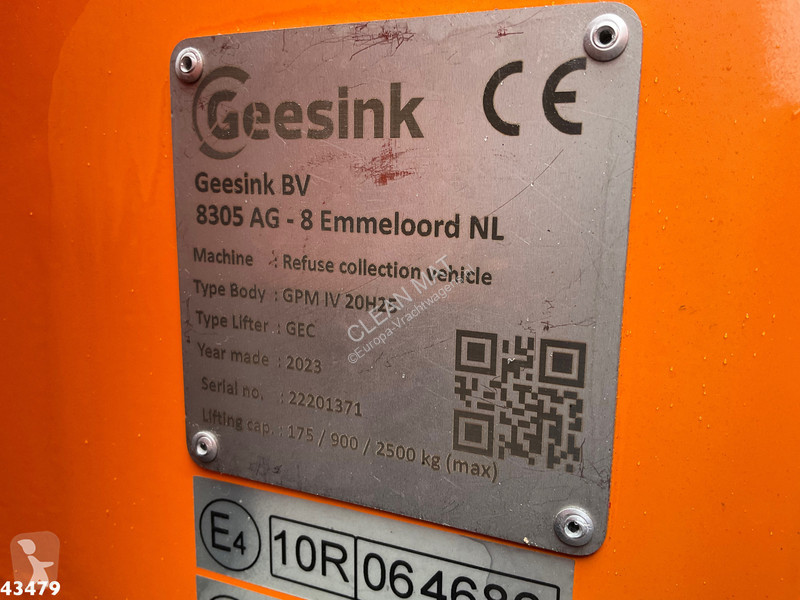 Vägmaskiner DAF G XD 340 Geesink GPM IV 20m³ GEC