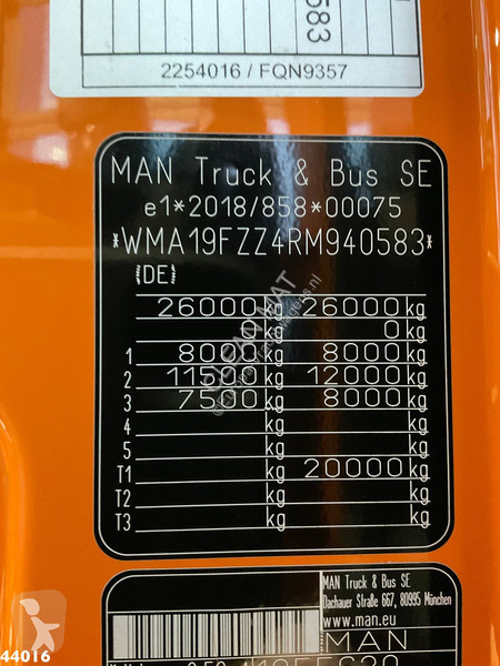 Vägmaskiner MAN 26.330 Zoeller 23m³ Delta Lifter