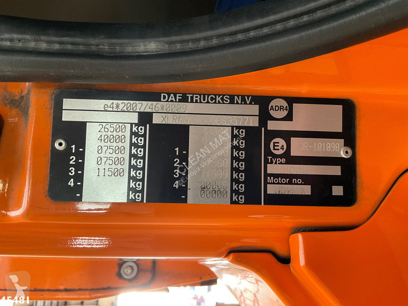 Vägmaskiner DAF FAG CF 250 Manual Gearbox...