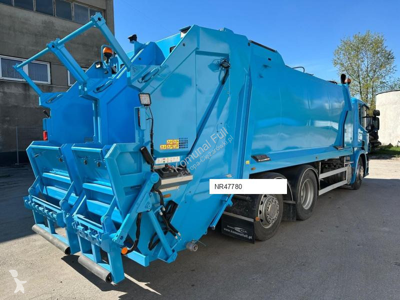 Engin de voirie Scania P280 2 chamber garbage...