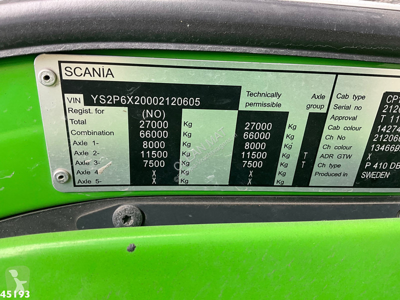 Engin de voirie Scania P410 Euro 6 eesink /...