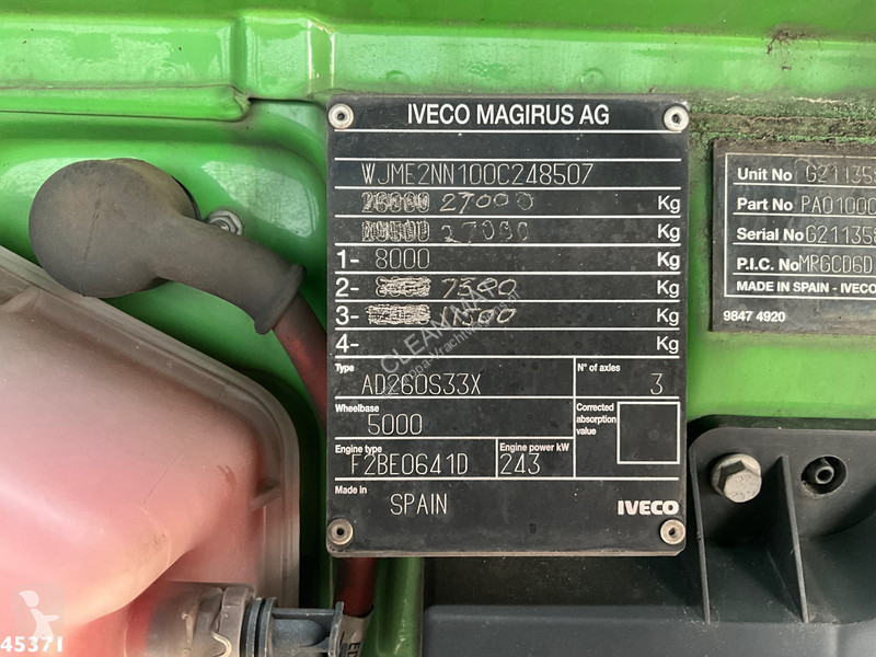 Engin de voirie Iveco AD 260 CNG VDK Just...
