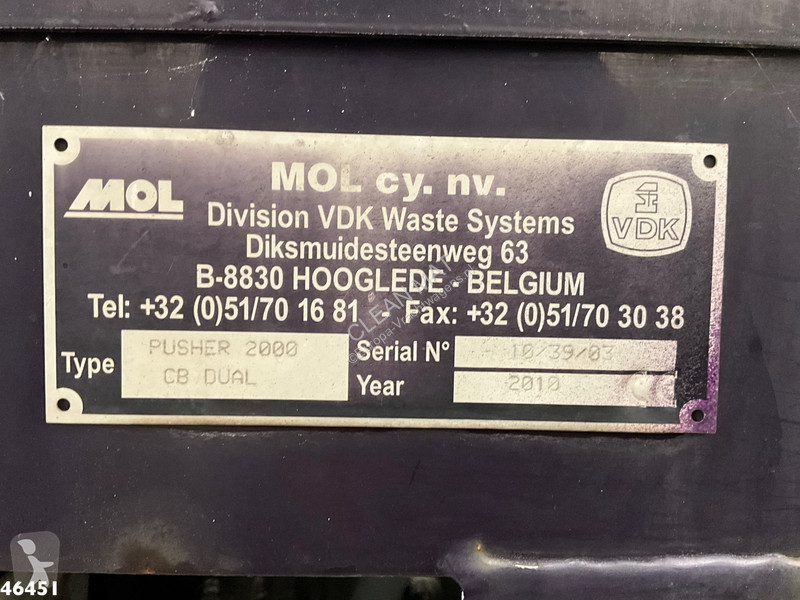 Engin de voirie DAF FAN CF 250 VDK 20m³ Just...