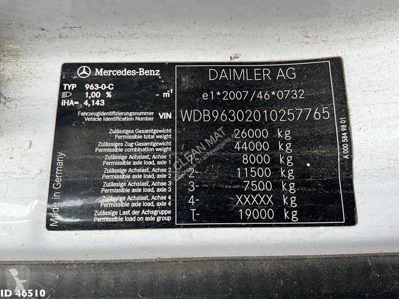 آلة لصيانة الطرق Mercedes 2533 Euro 6 Norba MF...