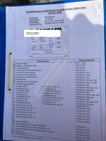 Vehículo de limpieza viaria Mercedes VMF 110EGH