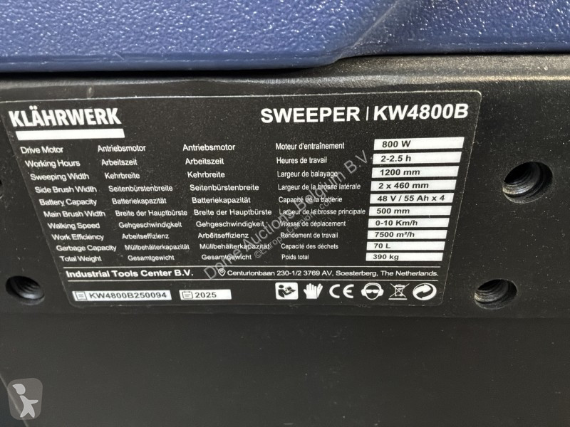 Vehículo de limpieza viaria  KW4800B