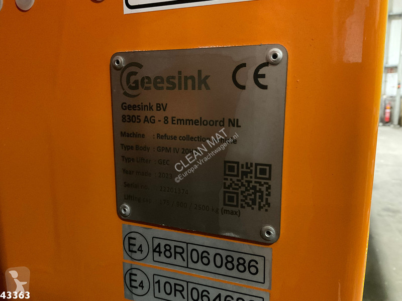 Vägmaskiner DAF G XD 340 Geesink GPM IV 20m³ GEC