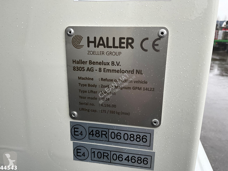 Vägmaskiner DAF G XB 260 Zoeller 14m³ met Jama...