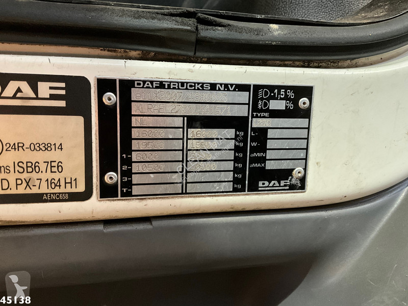 Vägmaskiner DAF FAG  220 Euro 6 Terberg Olympus...