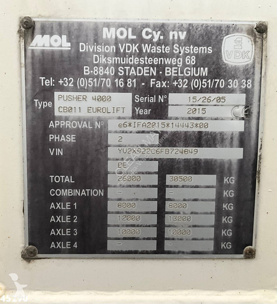 Utilaje pentru drumuri Volvo FM 370 Euro 6 VDK...