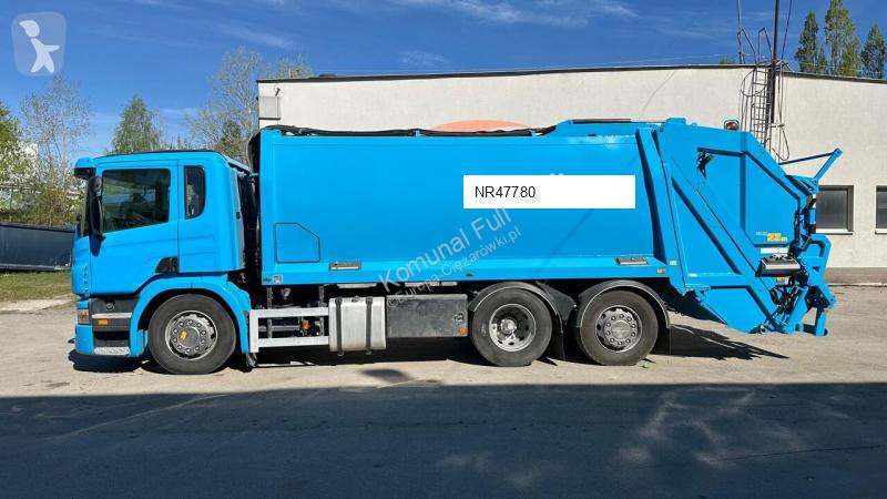 Engin de voirie Scania P280 2 chamber garbage...